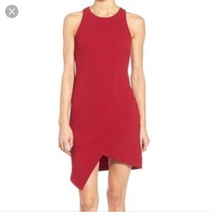 NWT Red Asymmetrical Leith Dress